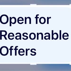 Open for Reasonable Offers Sign